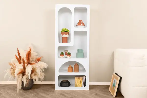 Bibliotecă Venus Alb 60x150x32 cm