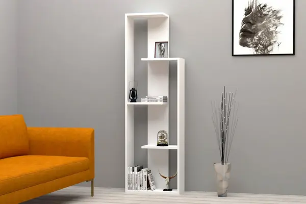 Biblioteca Wand - Alb