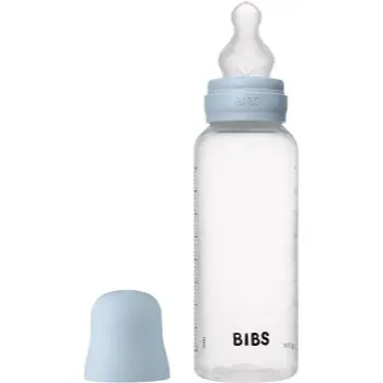 BIBS Anti-Colic Baby Bottle Silicone biberon anticolici cu suzetă din silicon
