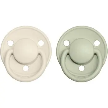 BIBS De Lux Natural Rubber Size 2: 6+ months suzetă