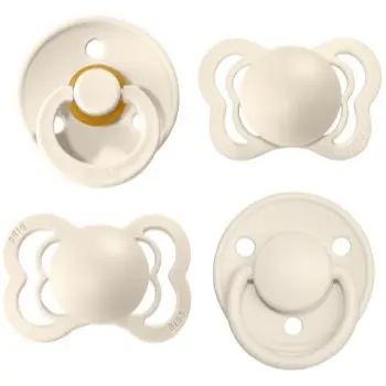 BIBS Try-It Size 1: 0+ months set pentru nou-nascuti si copii Ivory