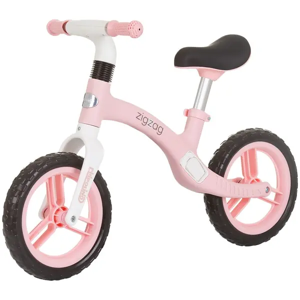Bicicleta Chipolino Zig Zag, echilibru, fara pedale, roz KID060237, la doar 184,00 lei