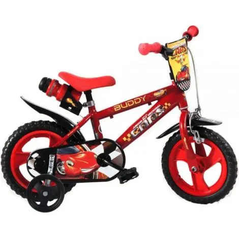 Bicicleta copii 3-5 ani, 12 inch, Cars, Dino Bikes DB412ULCR