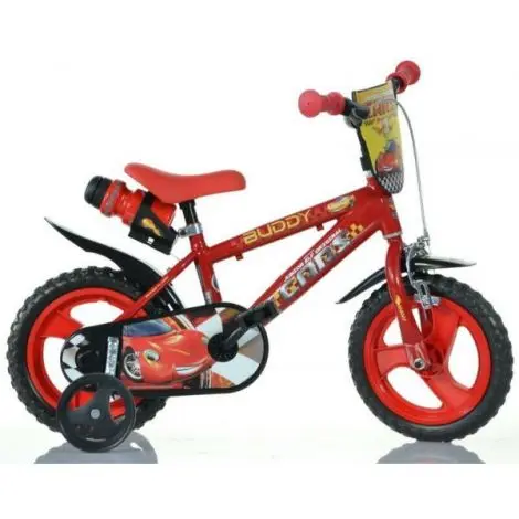 Bicicleta copii 3-5 ani, 12 inch, Cars, Dino Bikes DB412ULCR