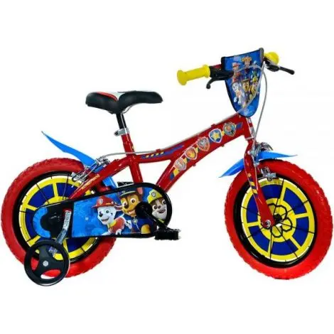 Bicicleta copii 3-5 ani, 14 inch, Paw Patrol, Dino Bikes DB614PW