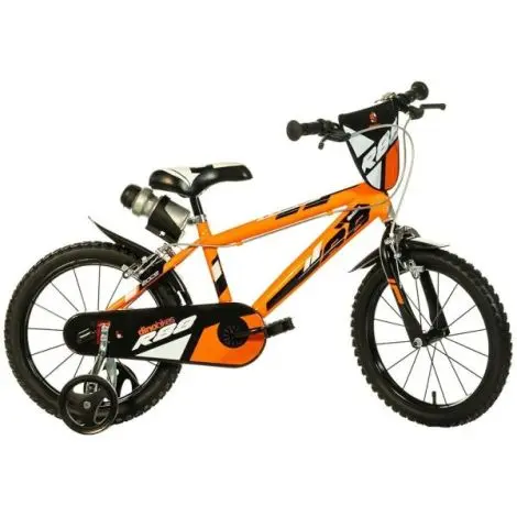 Bicicleta copii 3-5 ani, 14 inch, Portocaliu, Dino Bikes DB414U26R88