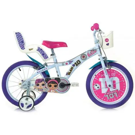 Bicicleta copii 4-6 ani, 16 inch, Lol, Dino Bikes DB616GLOL