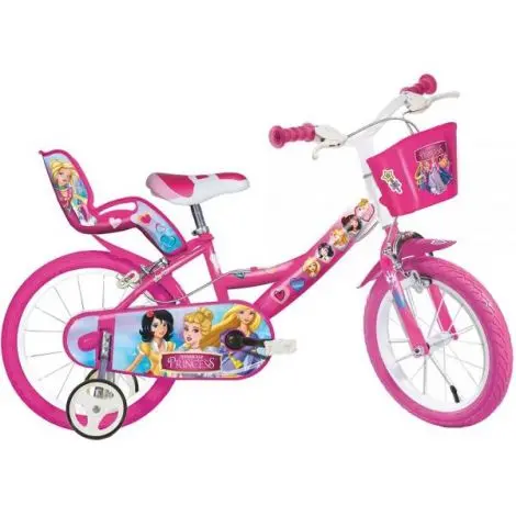 Bicicleta copii 4-6 ani, 16 inch, Princess, Dino Bikes DB164RPRI