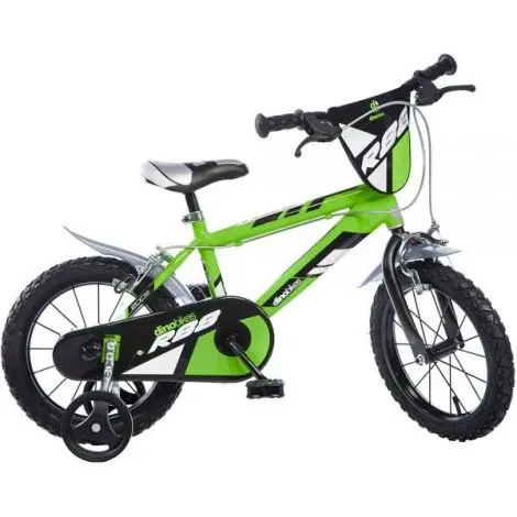 Bicicleta copii 4-6 ani, 16 inch, Verde, Dino Bikes DB416UR88GR