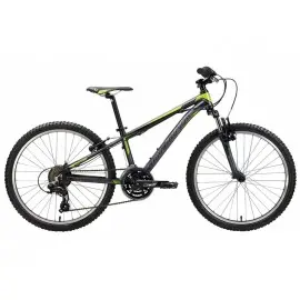 Bicicleta copii 9-12 ani, 24 inch, Spyke Black Sand Pearl Apple Green JewWhite, Silverback S74SB201566B