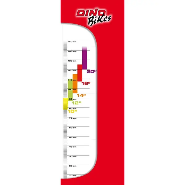 Bicicleta copii Dino Bikes Raptor galben 12 inch, varsta 3-5 ani, inaltimea 87-110 cm, frana de mana pe roata din fata, pinion spate fix, roti ajutatoare detasabile, scut frontal