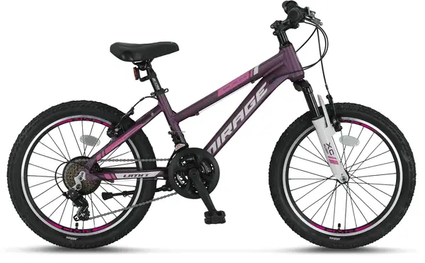 Bicicleta copii UMIT Mirage Girls, culoare mov roz, roata 20 , cadru aluminiu