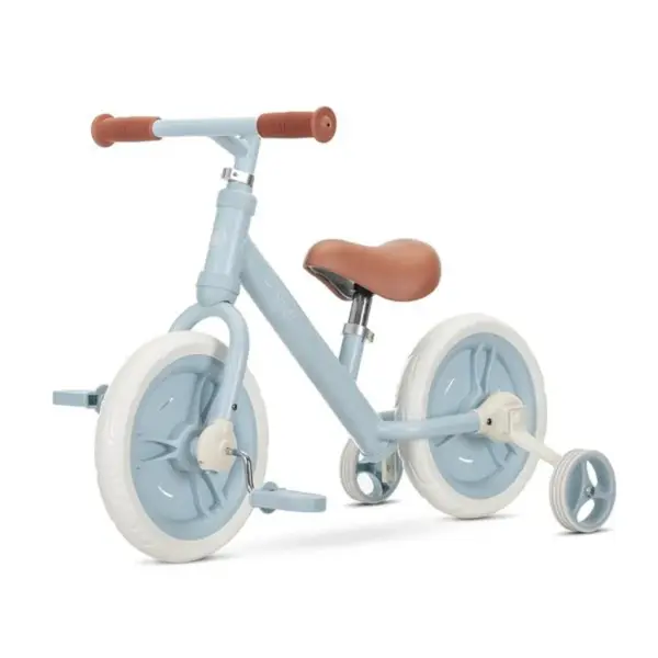 Bicicleta de echilibru 2 in 1, Lorelli Energy, include pedale si roti auxiliare, Blue