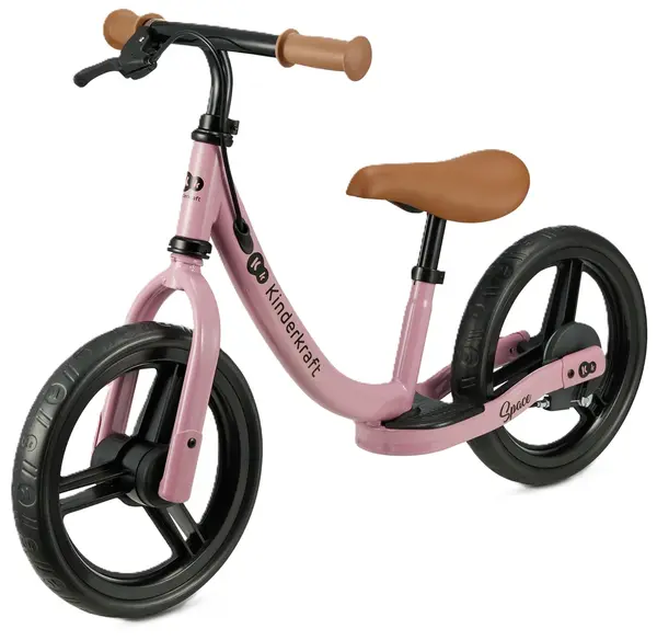 Bicicleta de echilibru KinderKraft - Space, roz