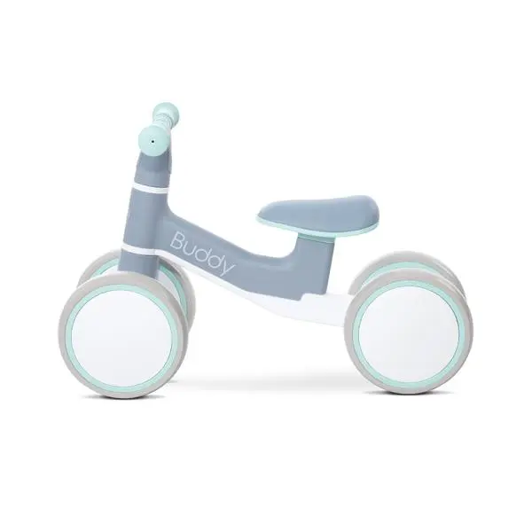 Bicicleta de echilibru Lorelli Buddy Blue 12-36 luni, roti spuma Eva, limitator de directie, greutate admisa 20 kg