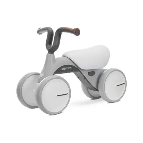Bicicleta de echilibru Lorelli Sunny Road, 12-36 luni, scaun reglabil, lumini si muzica, Gri