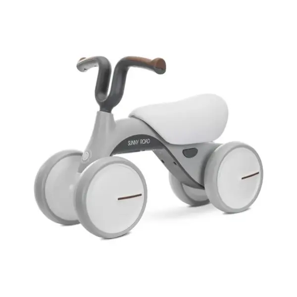 Bicicleta de echilibru, Lorelli Sunny Road, scaun reglabil, lumini si muzica, Grey