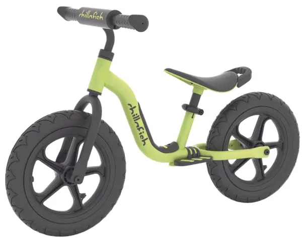 Bicicletă de echilibru pentru copii Chillafish - Charlie Sport 12′′, verde deschis