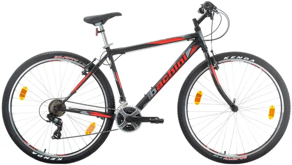 Bicicletă de munte cu viteze Bachini - Pro, 27.5'', 483 mm, negru/roşu