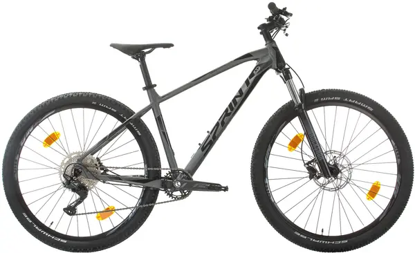 Bicicletă de munte cu viteze SPRINT - Apolon Pro, 27.5", 440 mm, gri