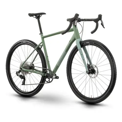 Bicicleta de oras Ciclocross Raymon Territ Ultra 2025, roti 28 Inch, cadru M, 12 viteze, Verde