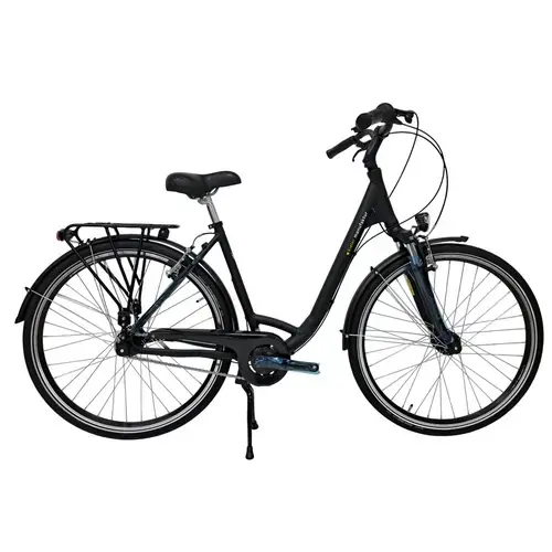 Bicicleta de oras Kieler, roti 28 Inch, Cadru Aluminiu, Transmisie 7 Viteze, Gri