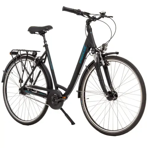 Bicicleta de oras Kreidler 1286, roti 28 inch, 7 viteze, cadru L, Negru
