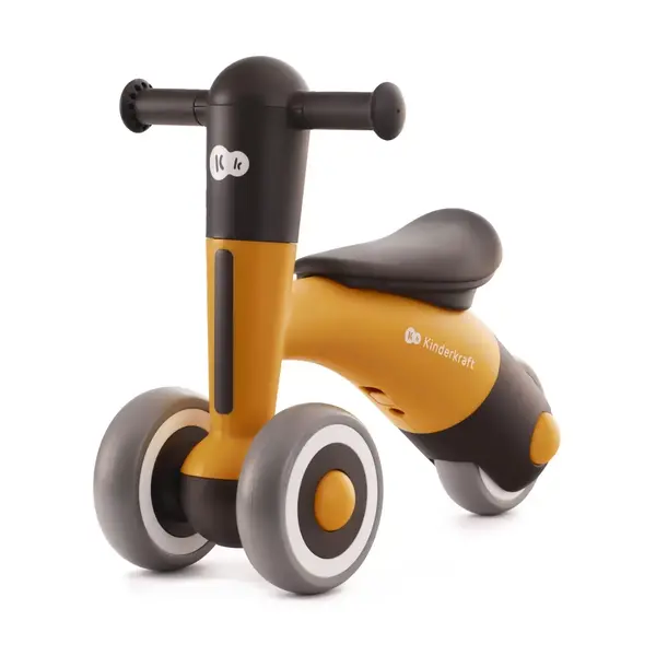 Bicicleta echilibru Kinderkraft Minibi, fara pedale, galben KID920068, la doar 286,00 lei