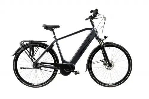Bicicleta Electrica Corwin 28427, roti 28 Inch, cadru 530mm, 7 Viteze, motor250 W, Gri