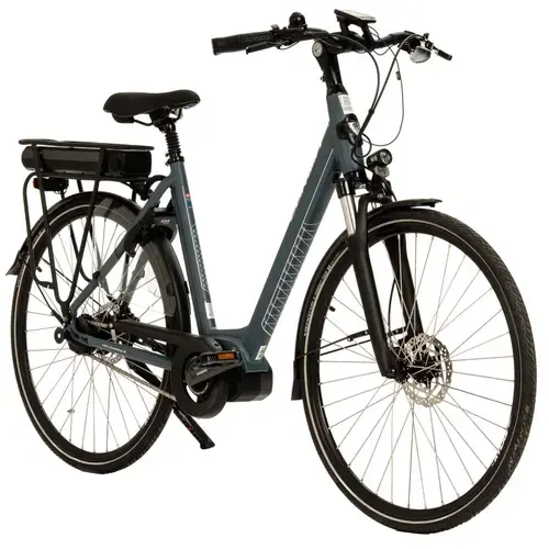 Bicicleta Electrica Corwin 28428, roti 28 Inch, cadru XL, viteza maxima 25 km/h, motor 250 W, Albastru