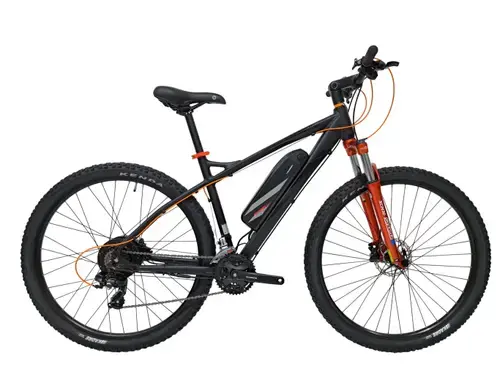 Bicicleta electrica MTB Graveler 52432V2, roti 29 inch, cadru M 480mm, 21 de viteze, motor 250 W, Viteza maxima 25 km/h, Negru