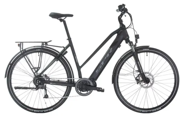 Bicicletă electrică pentru femei SPRINT - Faster Lady, 28", 530 mm, negru/gri