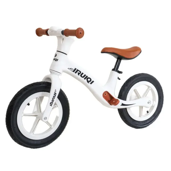 Bicicleta fara Pedale, Alb, de la 3 Ani
