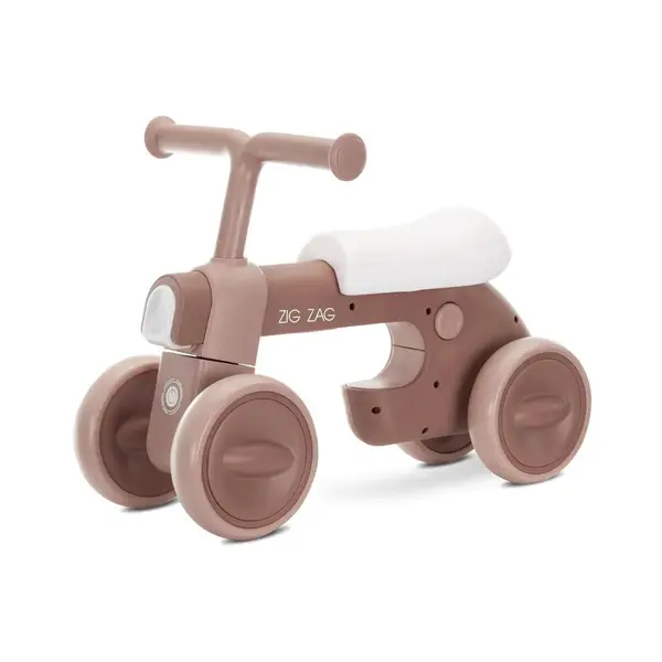 Bicicleta fara pedale cu 4 roti Lorelli Zig Zag Roz