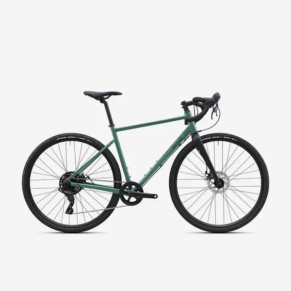 Bicicletă gravel Microshift Acolyte 1x8v, GRVL AF DISCOVER Verde