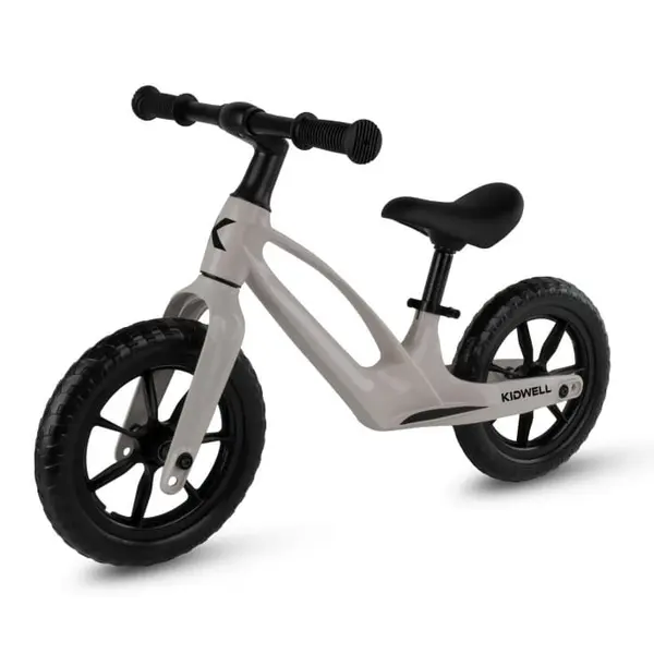 Bicicleta Kidwell Vito, echilibru, fara pedale, cadru magneziu, gri KID705816, la doar 267,00 lei