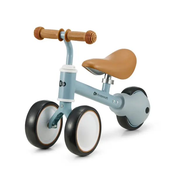 Bicicleta Kinderkraft Cutie, echilibru, 3 roti, albastru KID925377, la doar 190,00 lei