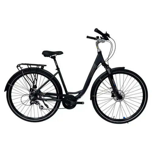 Bicicleta Kreidler Trekking, roti 28 Inch, Cadru Aluminiu, Frane Hidraulice, Negru