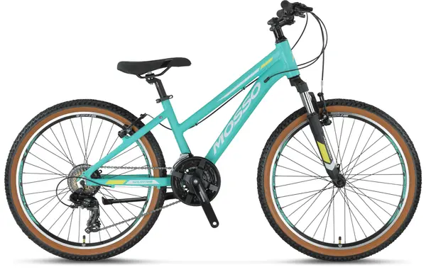 Bicicleta Mosso Wildfire V Lady, roata 24 , cadru din aluminiu, culoare Turcoaz