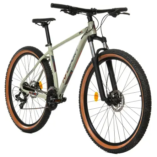 Bicicleta Mtb Afisport M3 2025, roti 29 inch, cadru S, 24 viteze, Gri