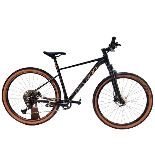 Bicicleta MTB Devron Tsunami, roti 29 inch, cadru aluminiu 510mm M, 10 Viteze, Negru