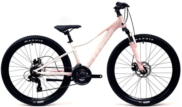 Bicicleta MTB Storm Shark Lady 1.0, 27.5 Inch, Cadru 13, Frane pe Disc, Pudra Perla