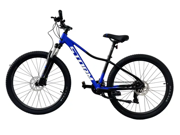 Bicicleta MTB Storm Shark Man 2.0, 27.5 Inch, Cadru 15,2D Frane Hidraulice, Albastru Negru