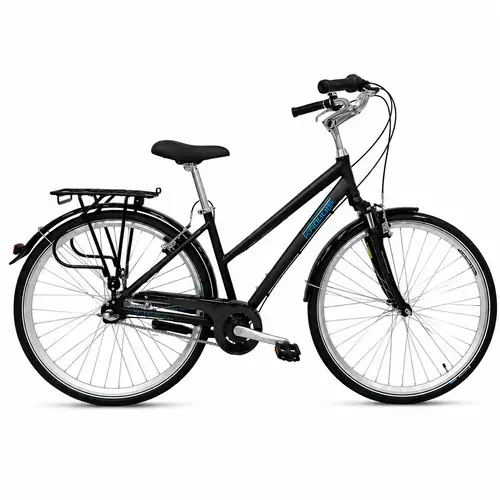 Bicicleta Oras Kieler 1289, roti 28 Inch, cadru 450 mm S, 3 viteze, Frane V-Brake, Negru