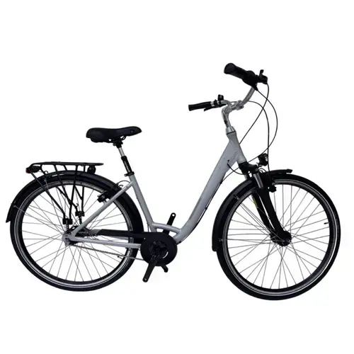 Bicicleta Oras Madrid 1248, roti 28 inch, cadru L 550 mm, 7 viteze, Gri
