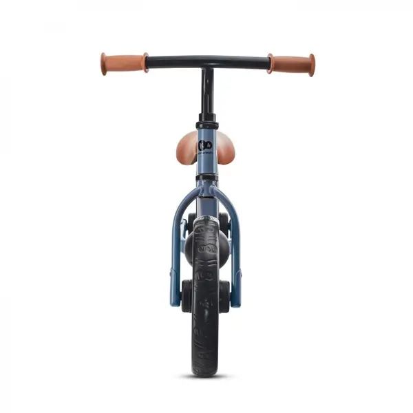 Bicicleta pentru copii copii Kinderkraft 2Way Next Blue Sky 10 inch, scaun reglabil de la 31-39 cm, roti spuma EVA, ghidon reglabil, pentru copii de la 2 ani pana la 35 kg, unghi de viraj limitat