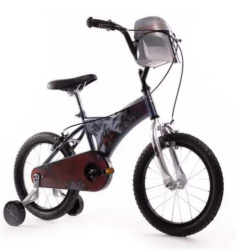 Bicicleta pentru copii Huffy Disney Star Wars Mandalorian, roti 16inch, Frana V-Brake (Negru)