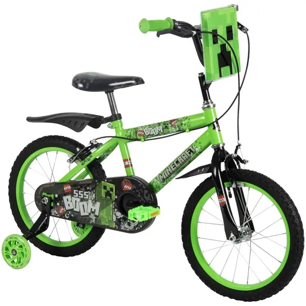 Bicicletă pentru copii Huffy - Minecraft, 16'', verde