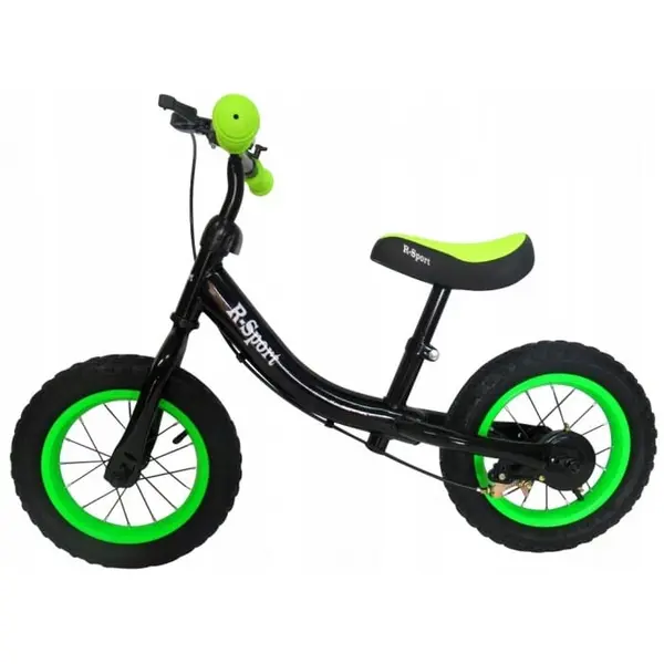 Bicicleta R-Sport R3, echilibru, fara pedale, roti gonflabile, verde/negru KID791722, la doar 244,00 lei