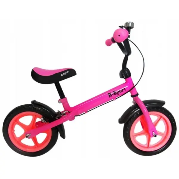 Bicicleta R-Sport R9, echilibru, fara pedale, frana de mana, roz KID791791, la doar 195,00 lei
